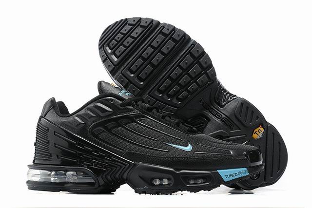 Nike Air Max Plus 3 Men's Shoes Black Blue-06 - Click Image to Close
